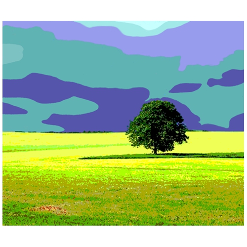 Arbre solitaire